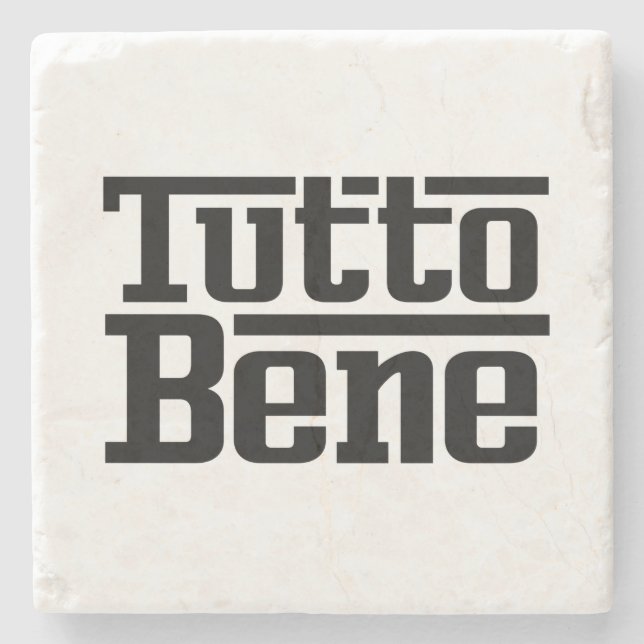 Tutto Bene Steinuntersetzer (Vorderseite)