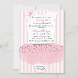 Tutu Ballerina Babyparty-Einladung Einladung