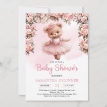 Tutu ballerina Mädchen Teddy Bär staubige rosa Ros