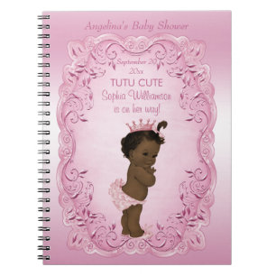 Tutu Cute Ethnic Princess Baby shower Livre d'or