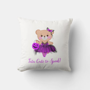Tutu Cute to Spook! Teddy Bär Hexen Ballerina  Kissen