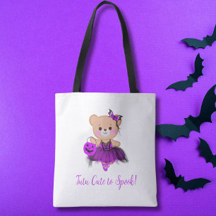 Tutu Cute to Spook! Teddy Bär Hexen Ballerina Tasche