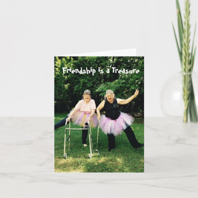 Tutu Freundschaftskarten für Frauen Karte (Vorderseite)