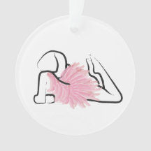 Tutu Liebe Viviana Acrylic Ballerina Ornament