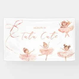 Tutu Niedlich Ballerina Birthday Banner