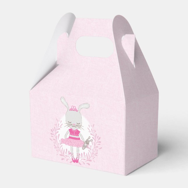 Tutu Niedlich Bunny Personalisiert Geschenkschachtel (Vorderseite)
