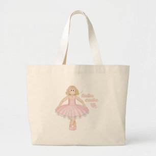 Tutu-niedliche (blonde) - Taschen-Tasche Jumbo Stoffbeutel