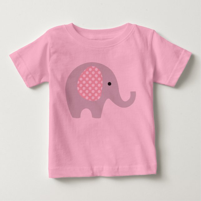 Tutu Onepiece mit Adorable Elephant Baby T-shirt (Vorderseite)