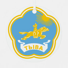 Tuva - Coat of Arms Christmas Tree Ornament