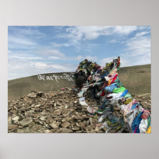 Tuva - om mani padme hum - Poster du bouddhisme