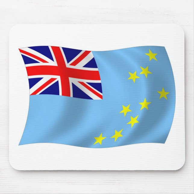 Tuvalu Flag Mousepad (Vorne)