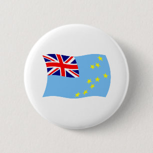 Tuvalu-Flagge-Button Button