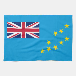 Tuvalu-Flagge Geschirrtuch