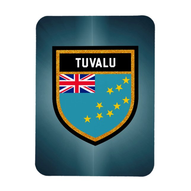 Tuvalu-Flagge Magnet (Vertikal)