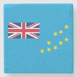 Tuvalu-Flagge Steinuntersetzer