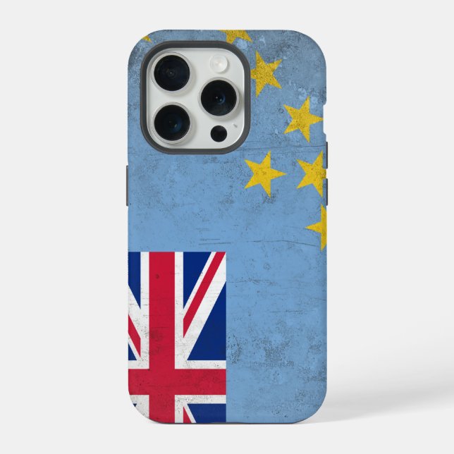 Tuvalu iPhone 15 Pro Hülle (Rückseite)