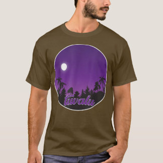 tuvalu Nachts mit Palmen T-Shirt