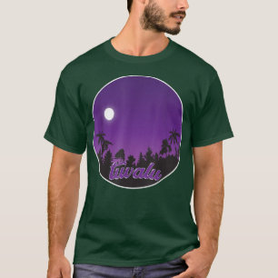 tuvalu Nachts mit Palms T - Shirt