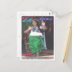 Tuvalu - Tänzer - Postkarte