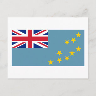 Tuvalu (Tuvalan) Flag Postkarte