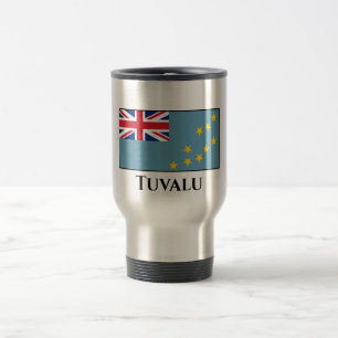 Tuvalu (Tuvalan)-Flagge Reisebecher