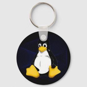 TUX-Blau Sobel Schlüsselanhänger