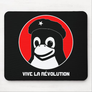 Tux Guevara (dunkel), Vive La Révolution Mousepad