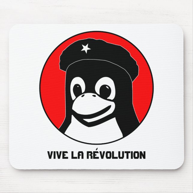 Tux Guevara, Vive La RÃ©volution Mousepad (Vorne)