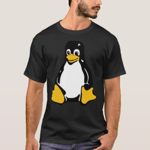 Tux Mascot T-Shirt Penguin Linux Logo Classique T-