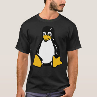 Tux Mascot T - Shirt Pinguin Linux Logo Classic T-