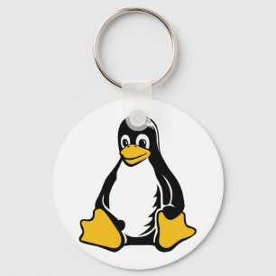 Tux Penguin - (Linux, Open Source, Copyleft, FSF) Schlüsselanhänger