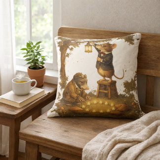 Tux & Twitch Woodland Evening Glow Kissen