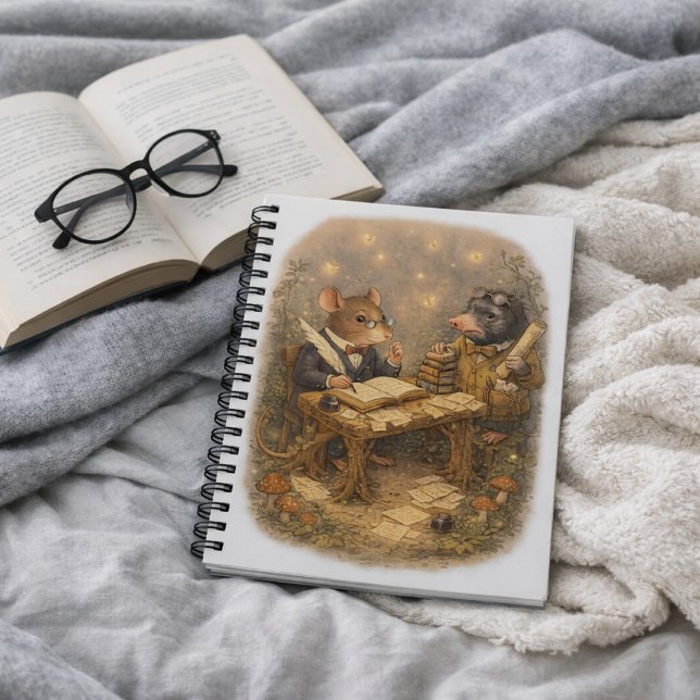 Tux & Twitch Woodland Writing Desk Notizblock (Von Creator hochgeladen)