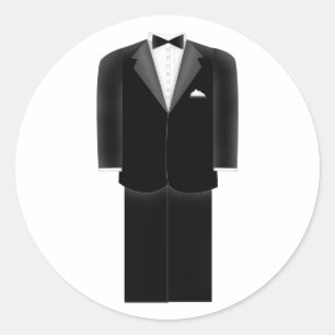 Tux Wedding Stickers