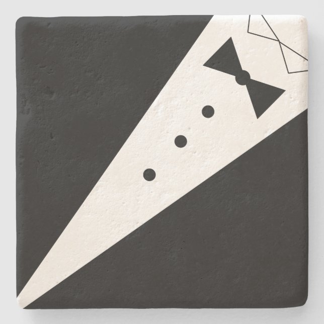 Tuxcedo Untersetzer (Vorderseite)