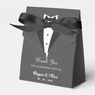 Tuxedo (Black Bow)-Gastgeschenk Hochzeit Geschenkschachtel