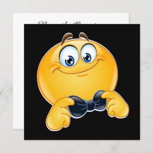 Tuxedo Black Cravate événement INVITATION