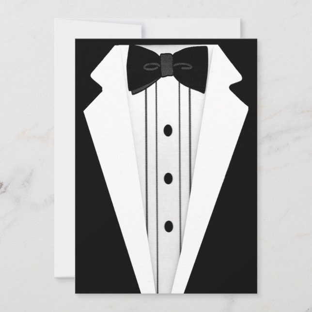 Tuxedo-Black-Krawatte (Vorderseite)