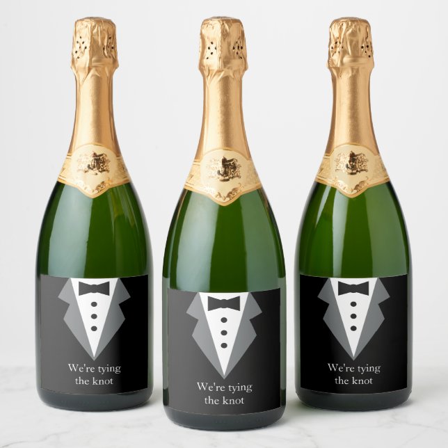 Tuxedo Black Krawatte Wedding (Flaschen)