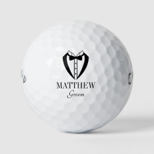 Tuxedo Bräutigam Golfball
