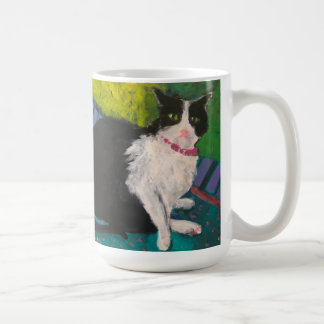 Tuxedo Cat 15 oz Tasse