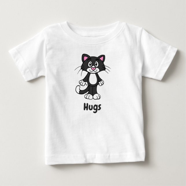 Tuxedo Cat Babytee-Shirt Baby T-shirt (Vorderseite)