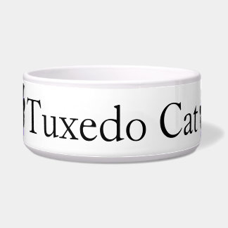 Tuxedo Cat Cat Bowl Napf