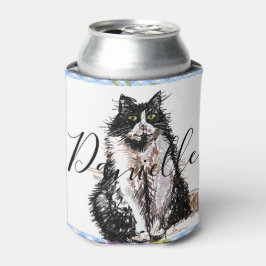 Tuxedo Cat Danke Ihnen Schwarz und Weiß Katzen Dosenkühler