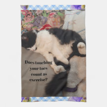 Tuxedo Cat Funny Zitat Schwarze und Weiße Katzen M