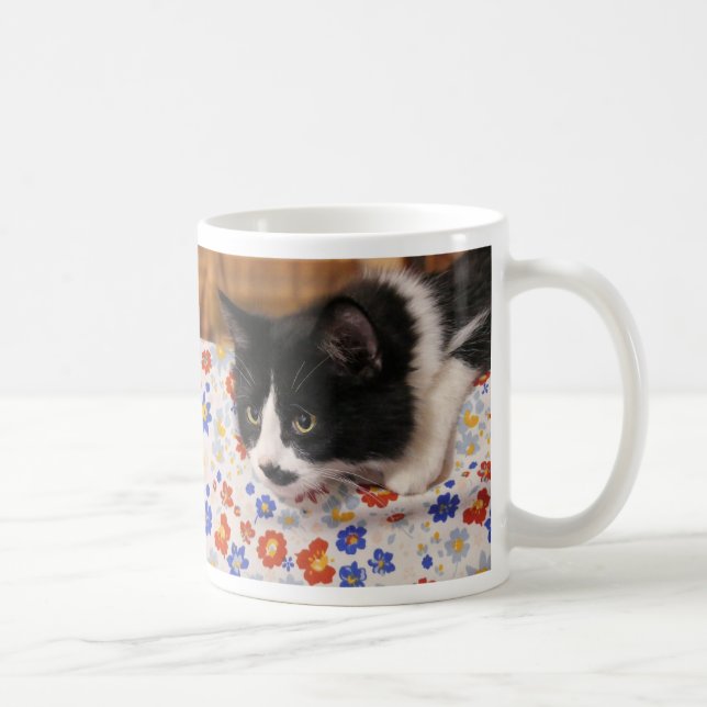 Tuxedo Cat Kaffeetasse (Rechts)