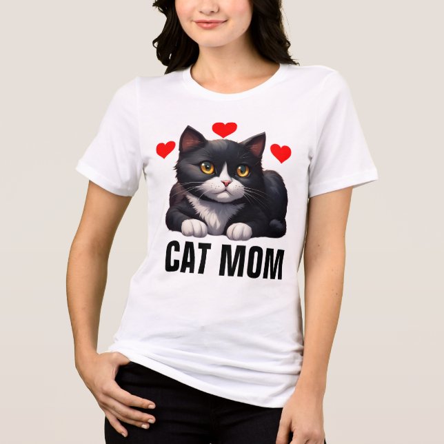 TUXEDO CAT-MAMA-T - SHIRT (Vorderseite)
