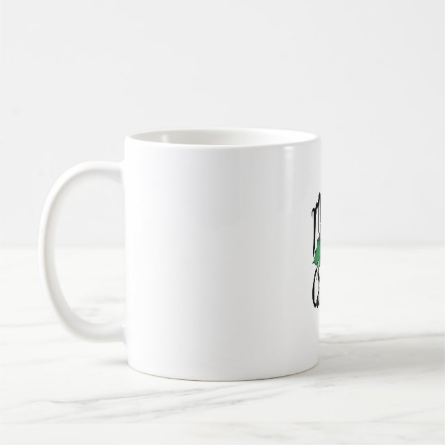 Tuxedo Cat Meowy Christmas Cat Catmas Kaffeetasse (Links)