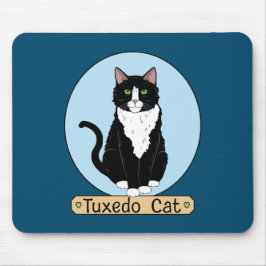 Tuxedo Cat Mousepad