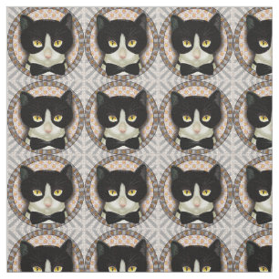 Tuxedo Cat Stoff